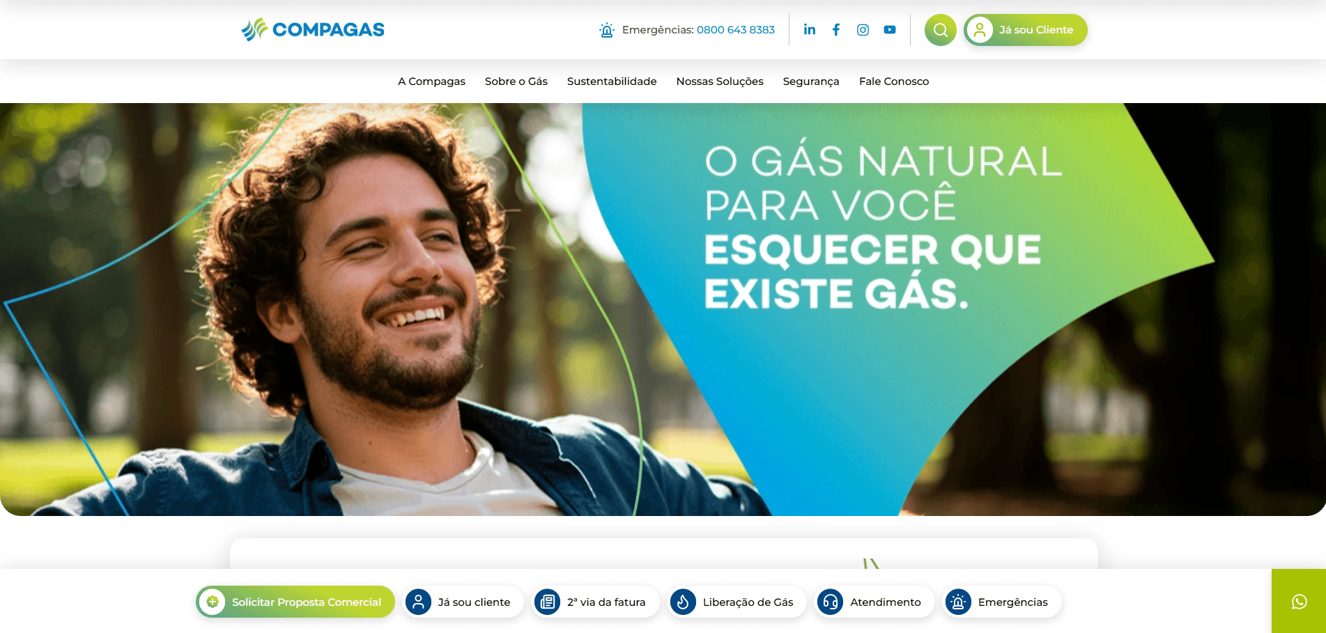 Imagem do projeto Compagas
