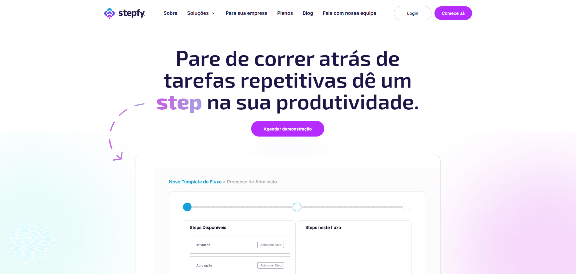 Imagem do projeto Stepfy